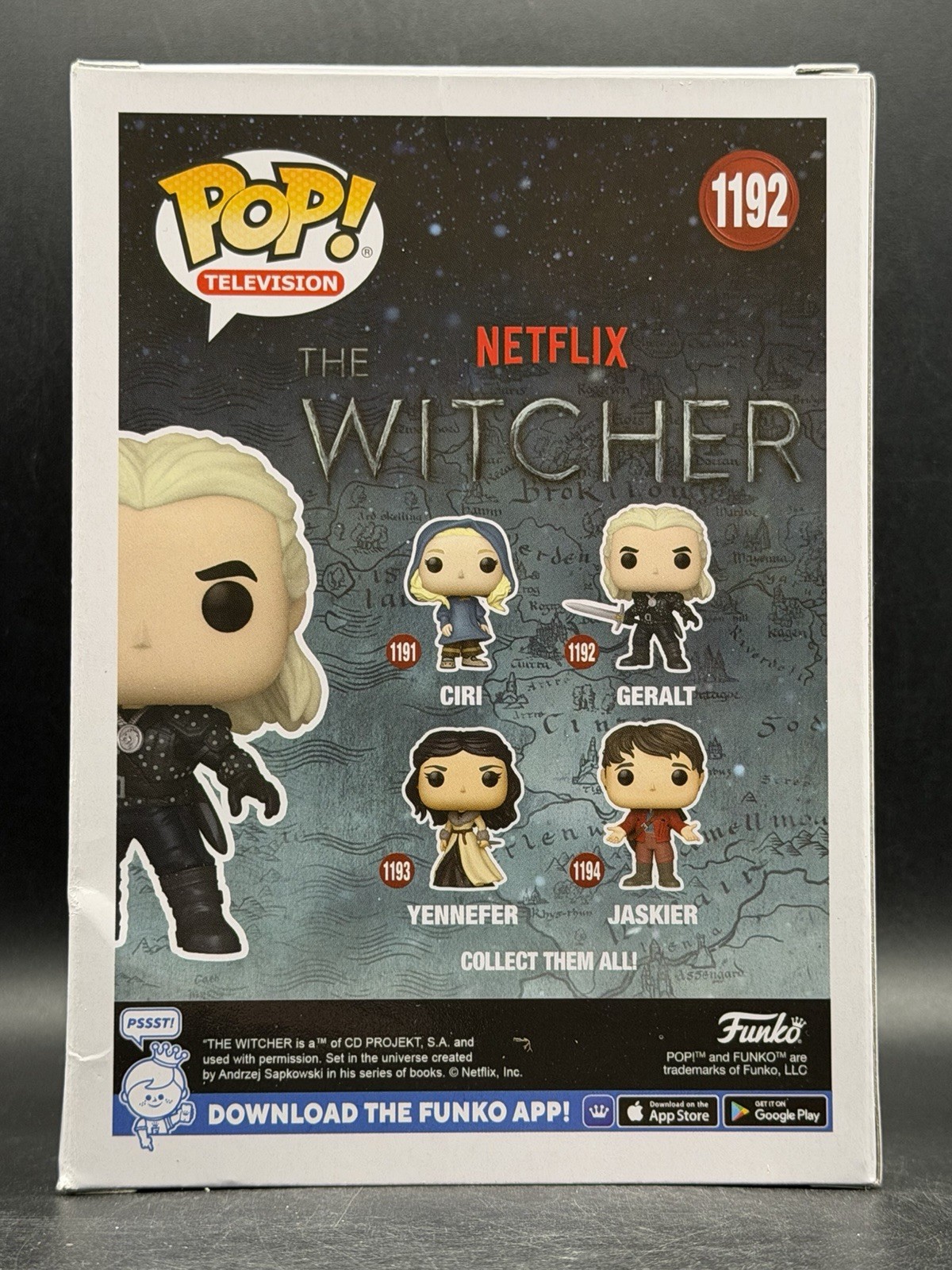 Funko Pop Witcher Netflix GERALT Bundle CHASE #1192 + Geralt #1385 W/Protectors