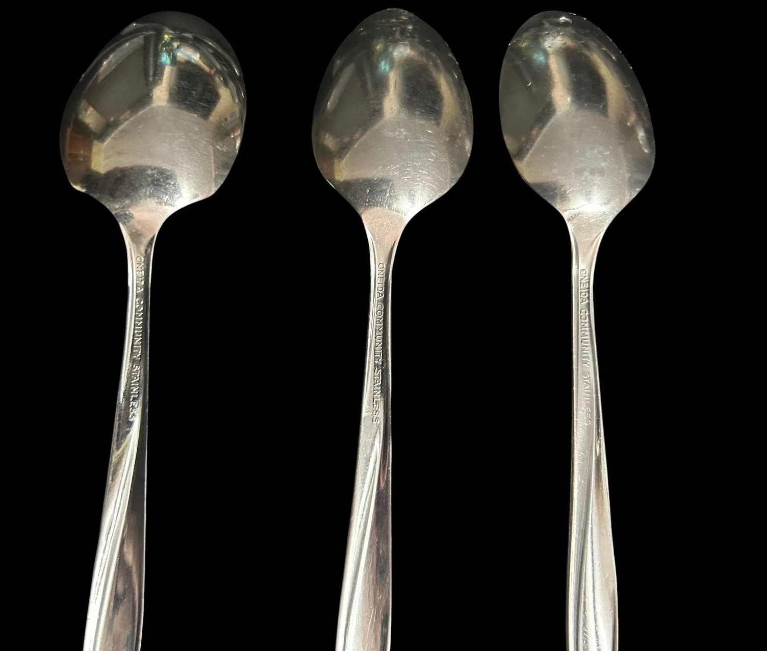 VTG Oneida Community Stainless Flatware Replacement Lot 10 Piece Set Starburst