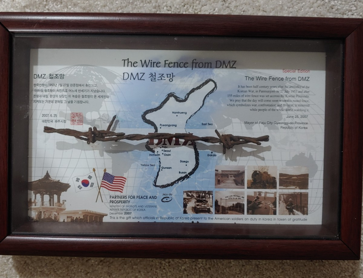 Military Militaria DMZ Barbed Wire Special Edition 50 Year Anniversary Original
