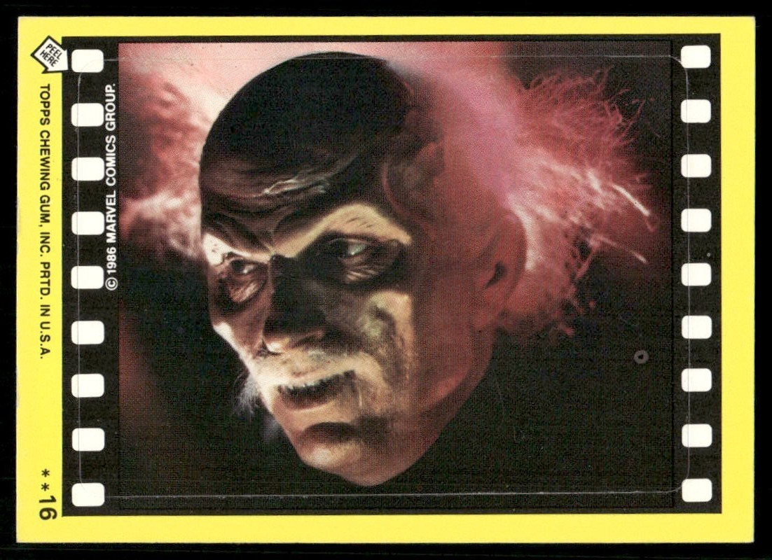Howard the Duck 1986 Topps Sticker Card #16 (NM)