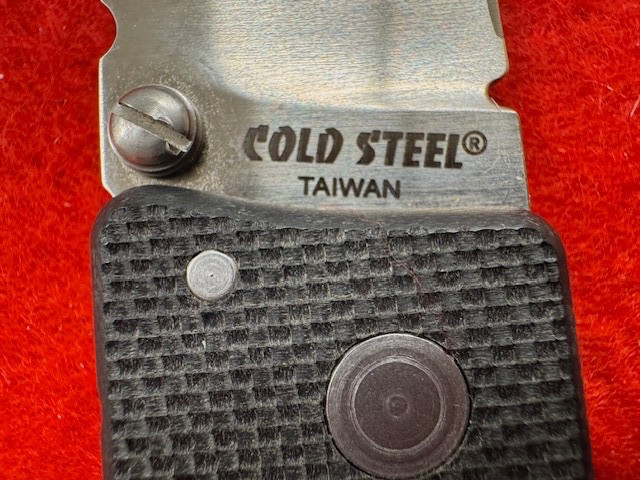 COLD STEEL #11HM HOLD OUT III, PLAIN EDGE, BOXED, MINT (752)