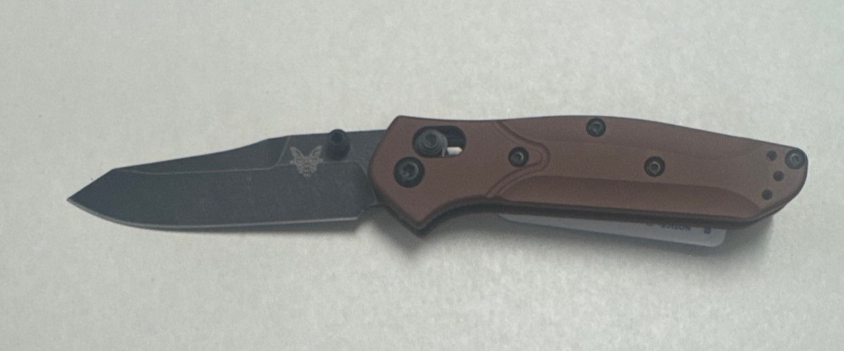 Benchmade 945BK-03 CPM-Magnacut Reverse Tanto Burnt Copper Aluminum Handle