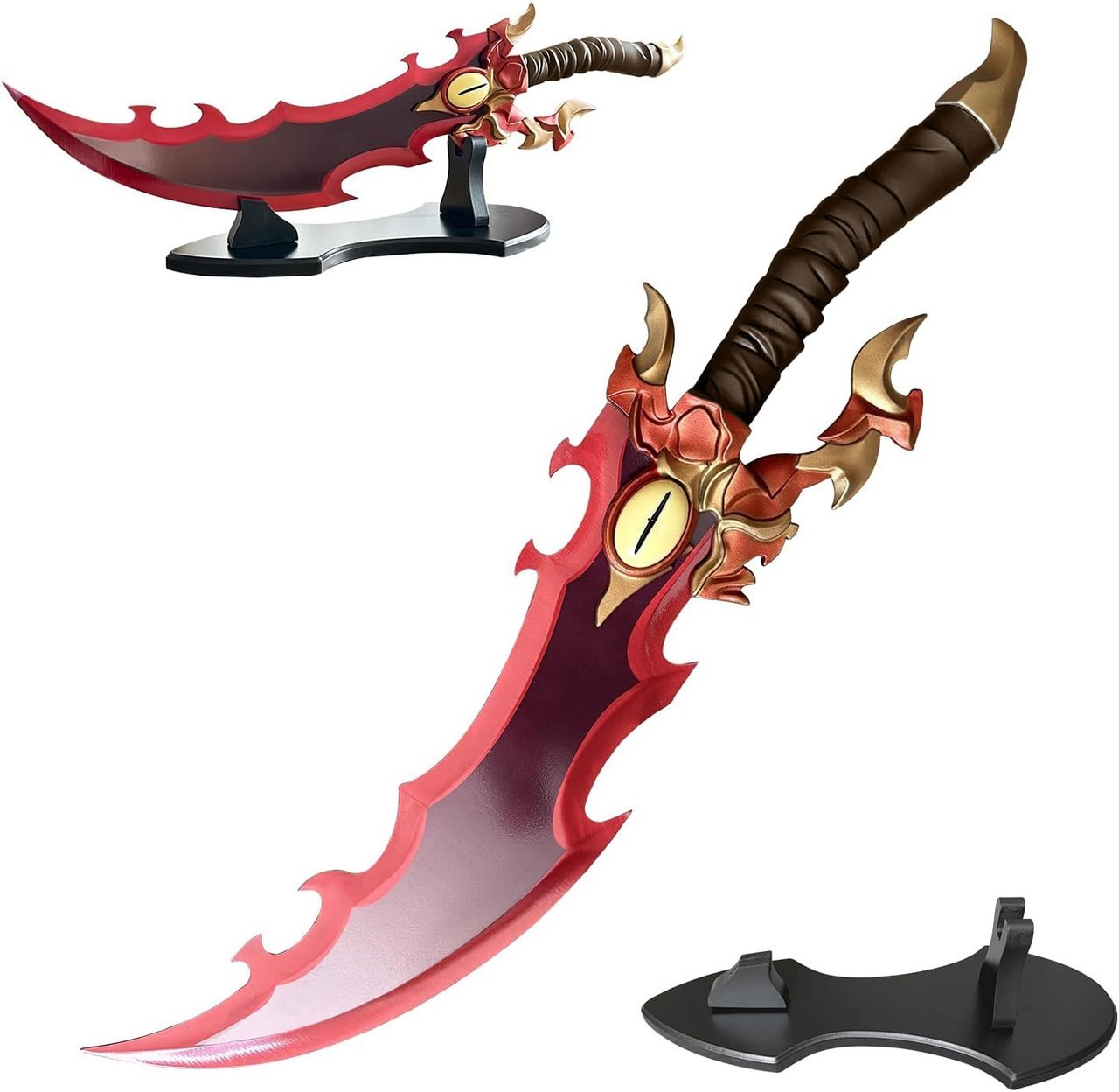 Baran’s Sword from Solo Leveling Eye Version – 25″ Stainless Ste Replica w/Stand