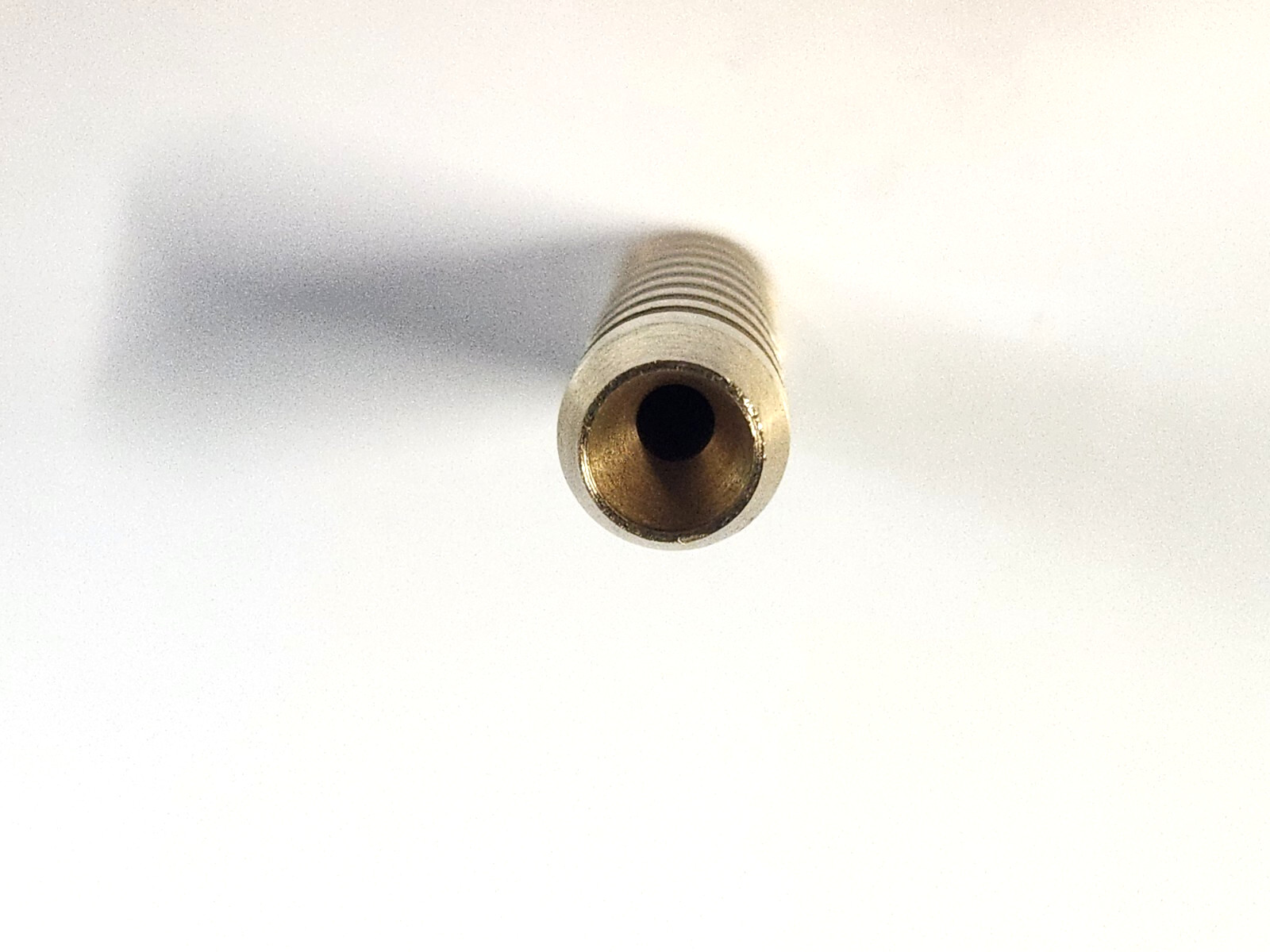 OLD SCHOOL SOLID BRASS METAL ONE HITTER PIPE DUGOUT BAT 3″ MADE IN USA !!