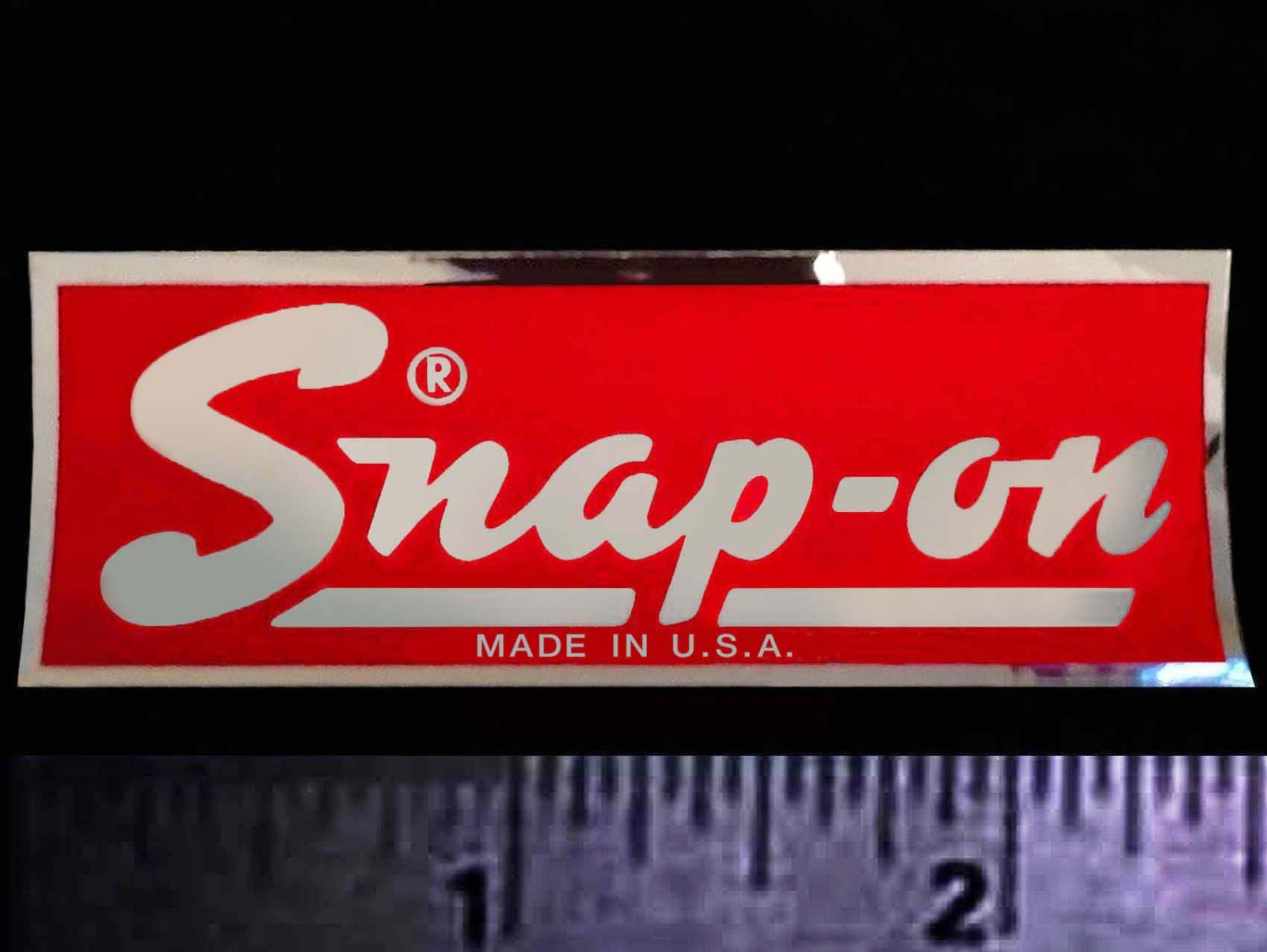 SNAP ON TOOLS – Original Vintage 1970’s Racing Decal/Sticker – 2.50 Inch Size