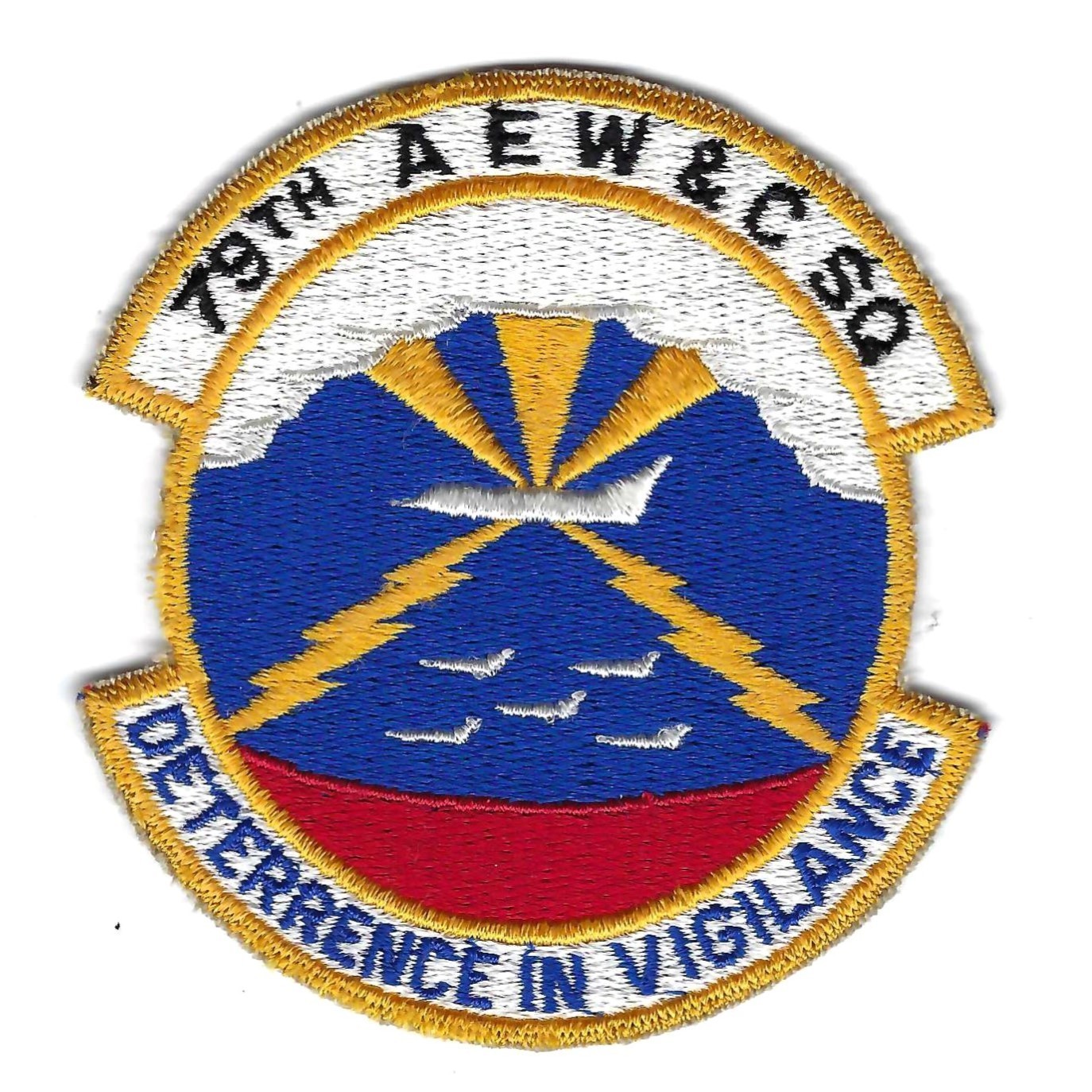 ORIGINAL 1970’s 79th AEW&C SQUADRON (SCHIFFLI MADE) patch