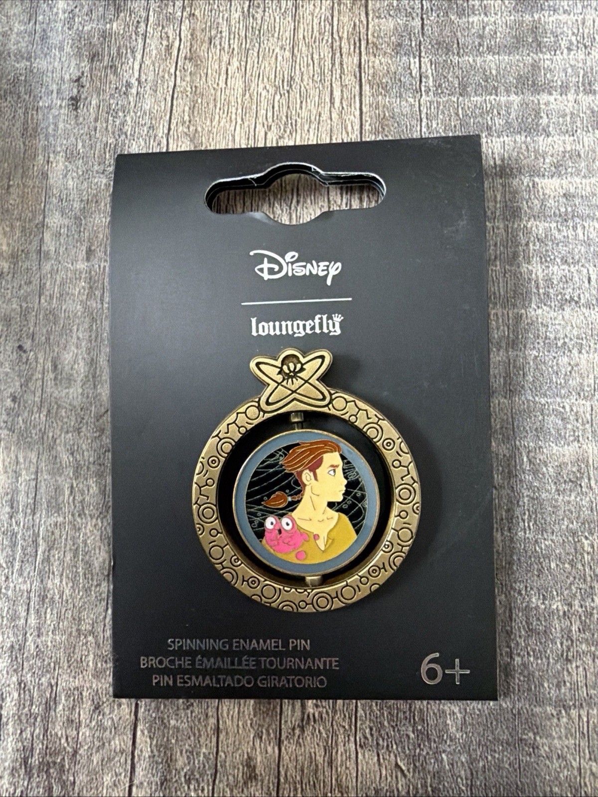 Disney 2025 Loungefly Treasure Planet Jim Hawkins & Morph Spinner OE pin