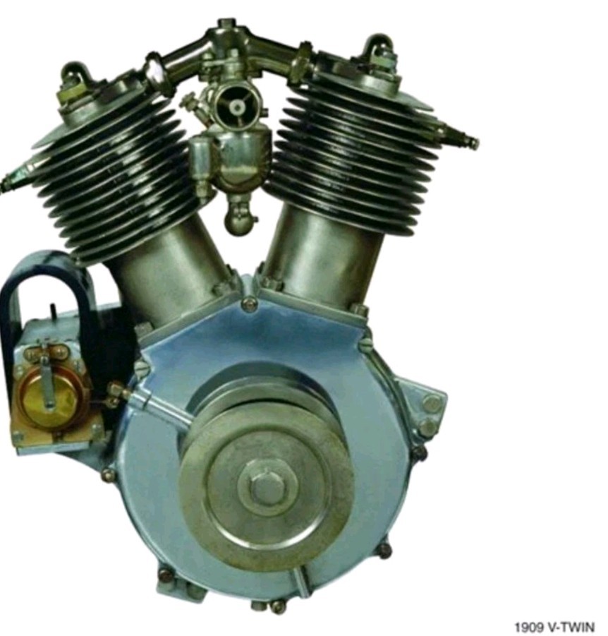 1906 HARLEY REPLICA VTWIN DECOR ENGINE Motor Only FULL SCALE BOARD TRACK INDIAN