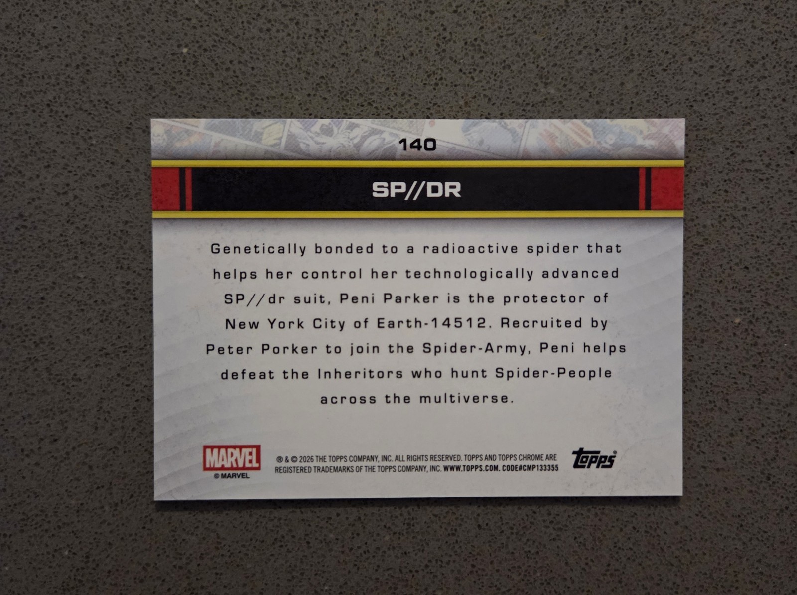 2026 Topps Chrome Marvel Comics SP/DR #140 Orange Wave Refractor /25