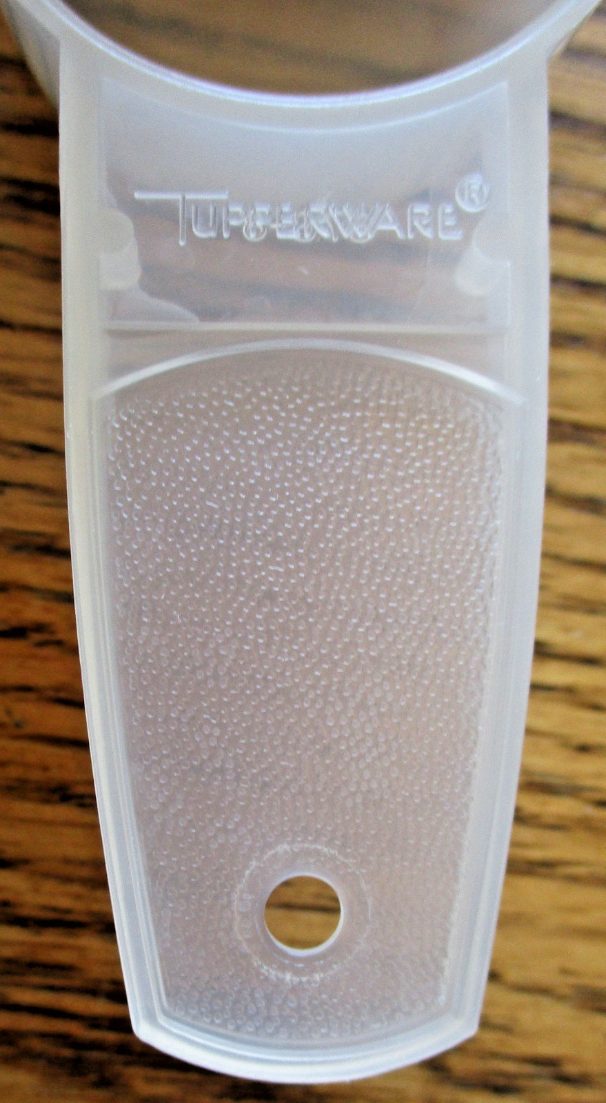 Tupperware Mini Canister Scoop 5.25 inches #878 sheer