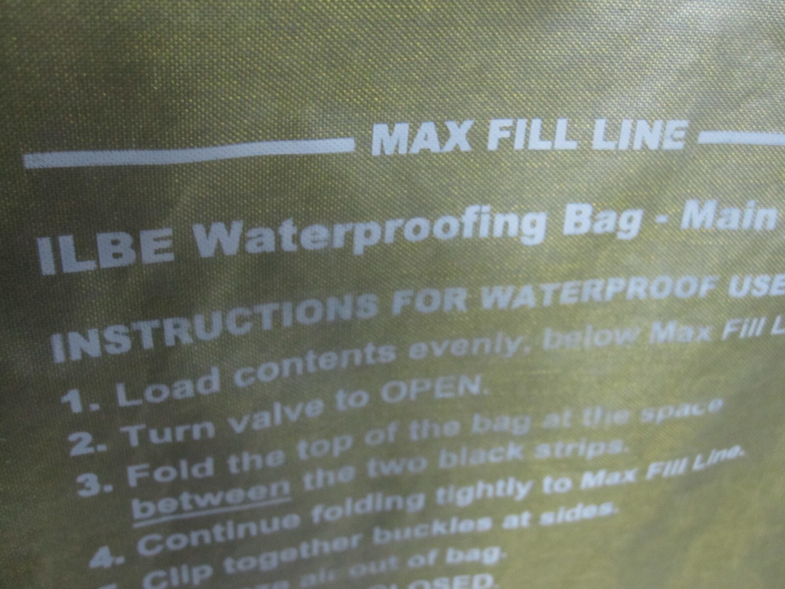ILBE WATERPROOFING BAG-MAIN PACK (65L, NSN: 8465-01-559-5404)