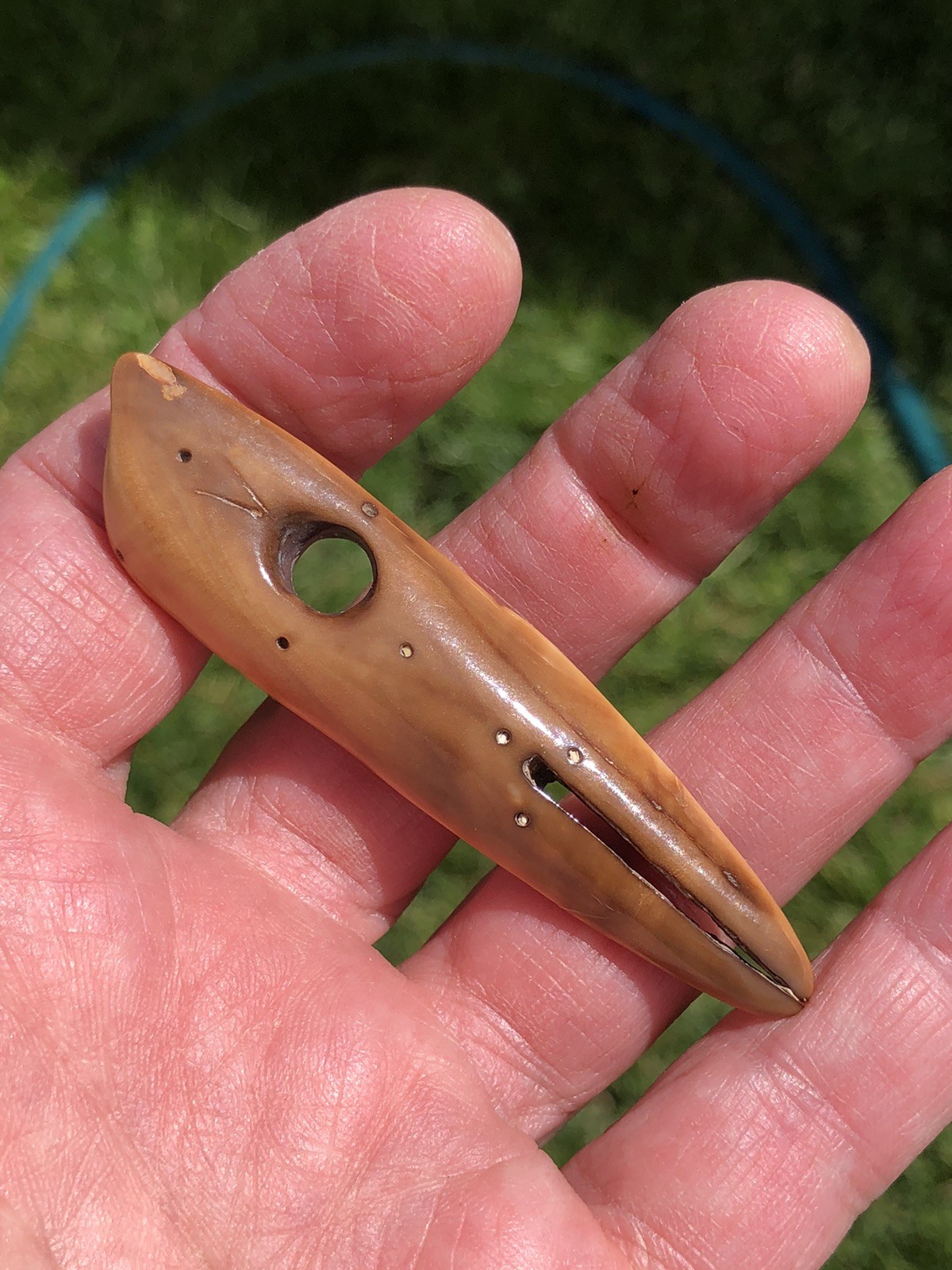 Inuit Toggle Harpoon Point Artifact – Bering Sea Alaska #104