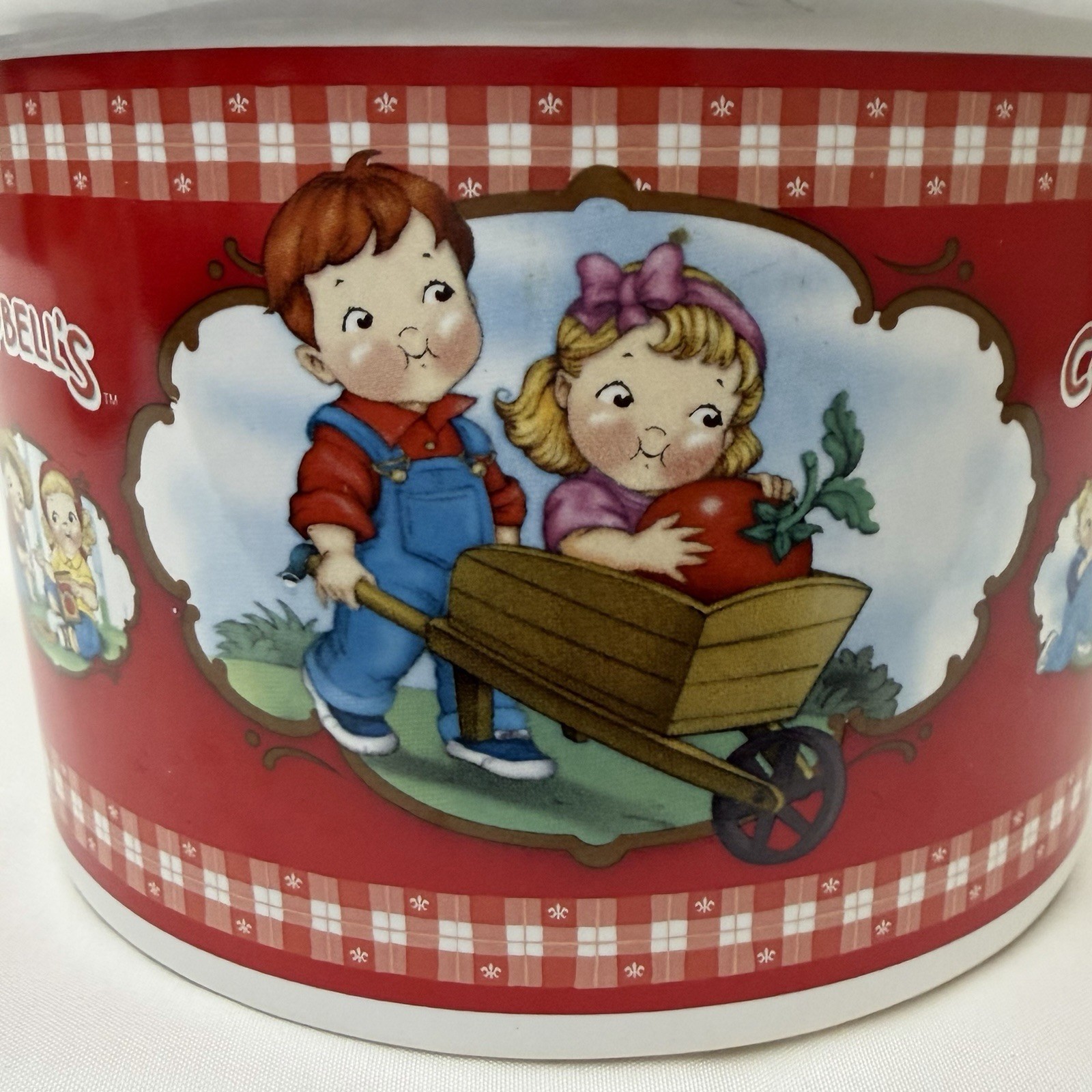 Vintage 2002 Campbell’s Soup Tureen with Lid 8.5″ Tall with Lid 7″