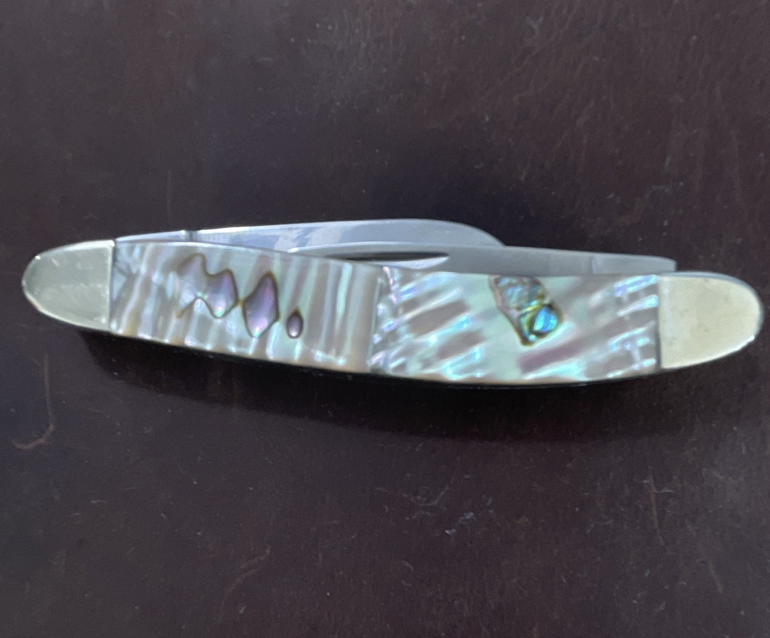 3-Blade Slipjoint Pocketknife Shell Handle, SS, Manual, Clip Point/Pen