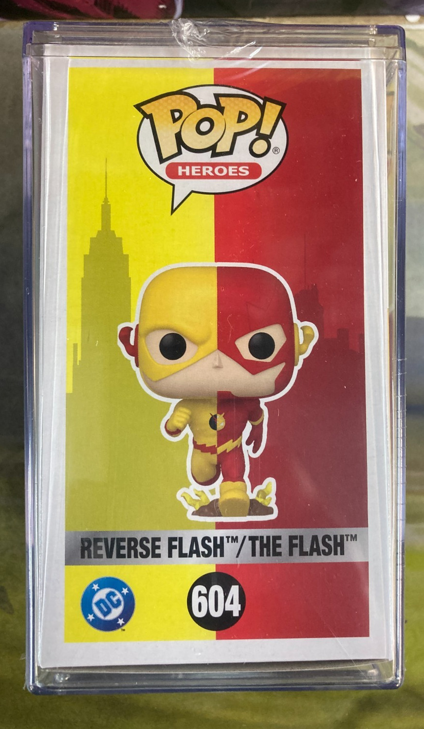 Funko Pop! Reverse Flash / The Flash Split #604 3500 PCs Gemini LE w/ Protector