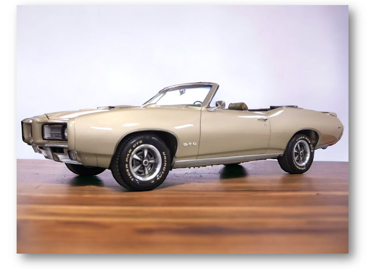 1969 Pontiac GTO Refrigerator Locker Tool Box Fridge Magnet