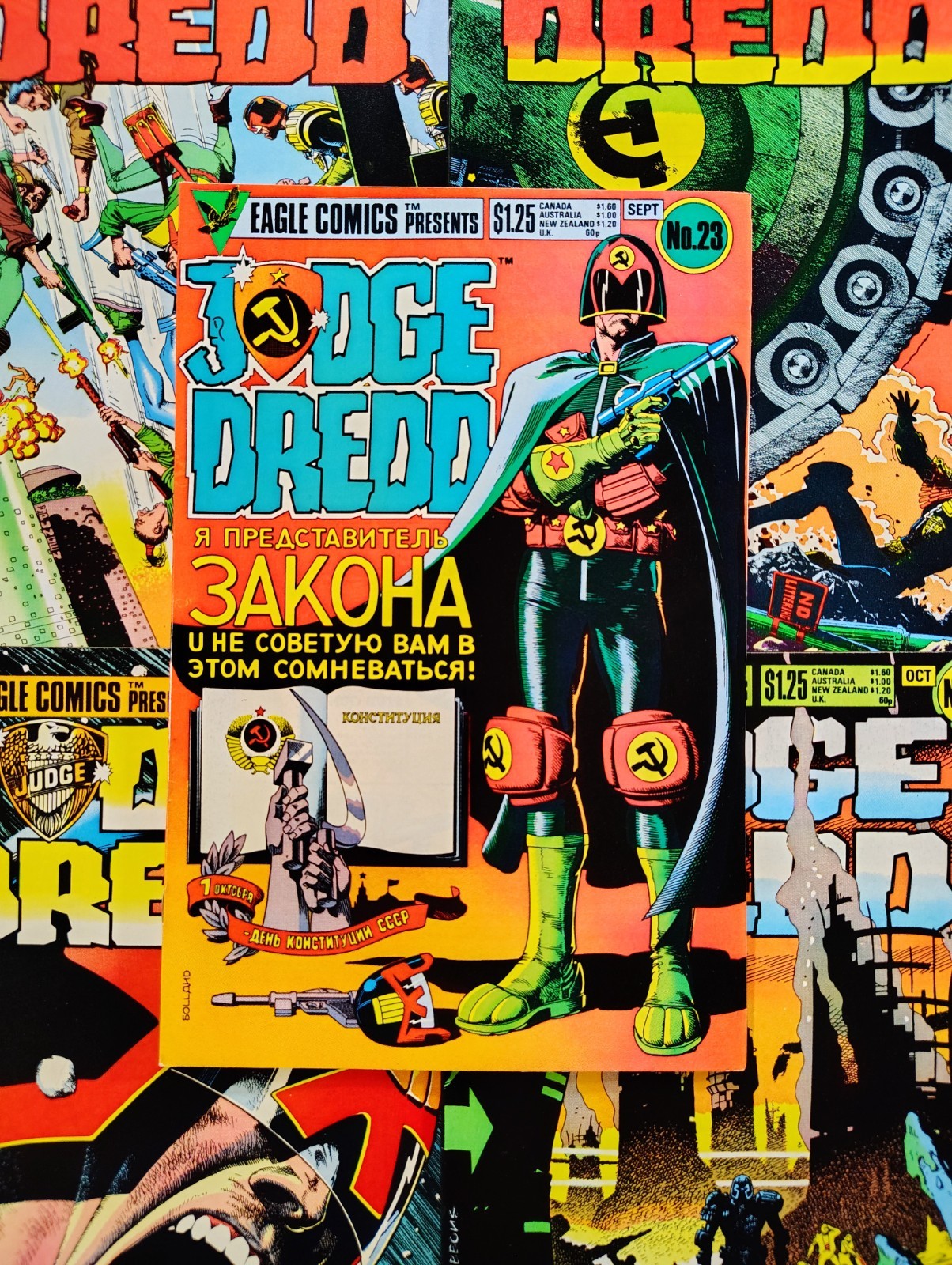 JUDGE DREDD vol 1 (lot of 10) #13 15 18 20 21 22 23 24 25 26 Eagle ’84-’85