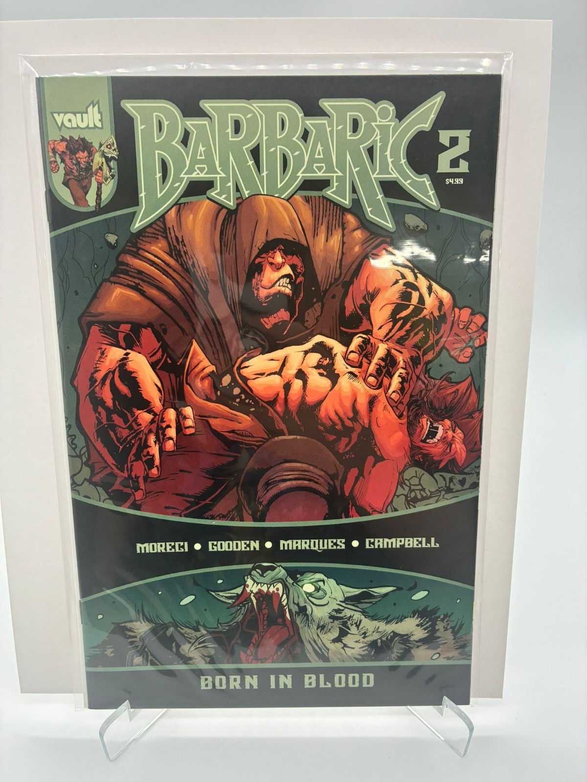 Barbaric #2 Born In Blood Vault Comic Book NM