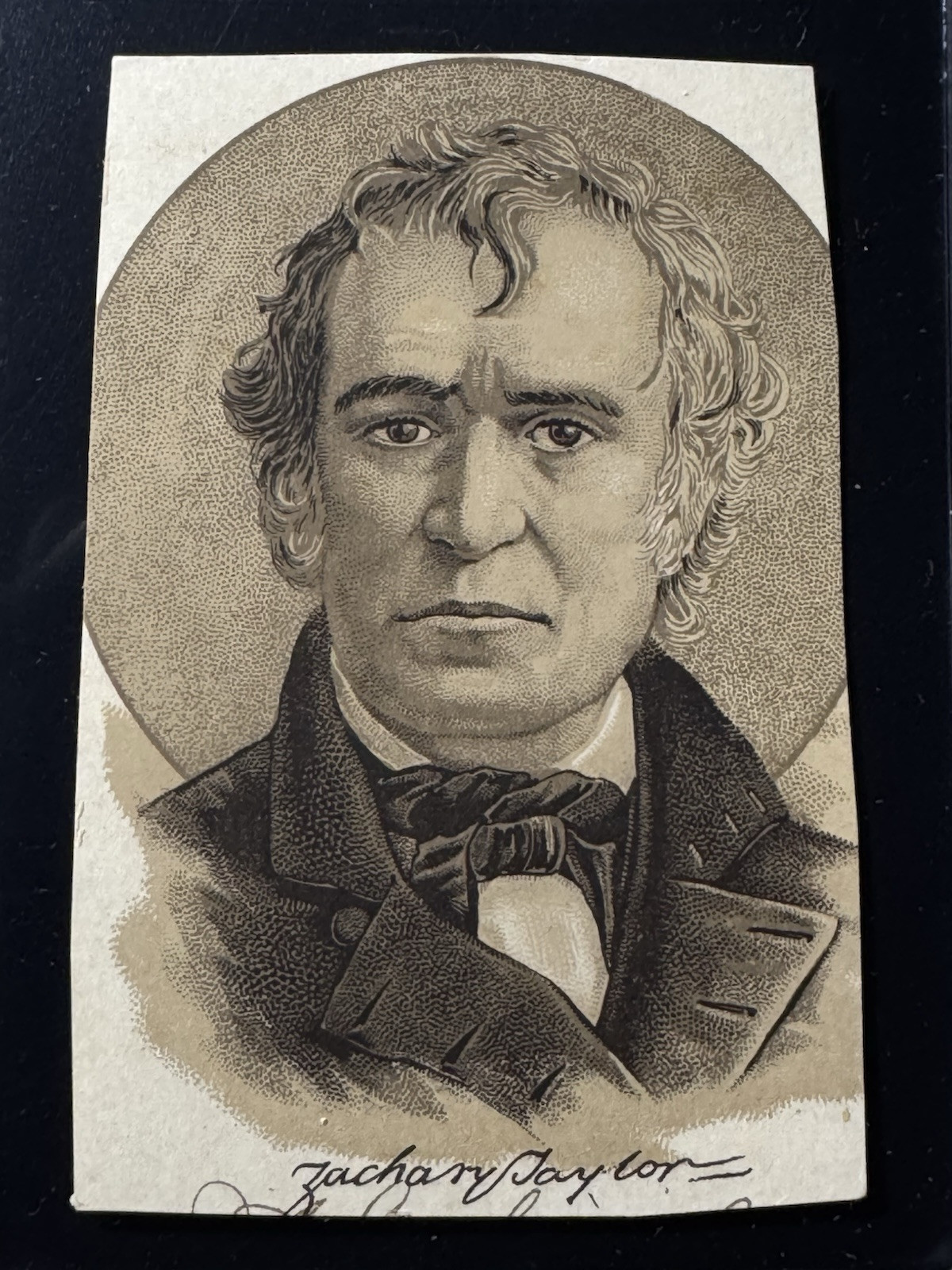1885 H603 Larkin Sweet Home Soap – President Card trimmed – Zachary Taylor