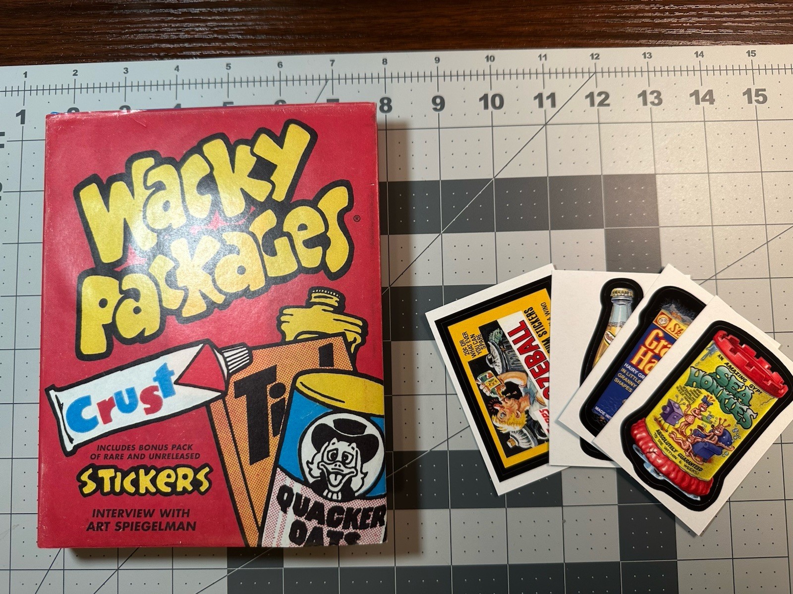 Topps Wacky Packages, Hardcover Book With Stickers