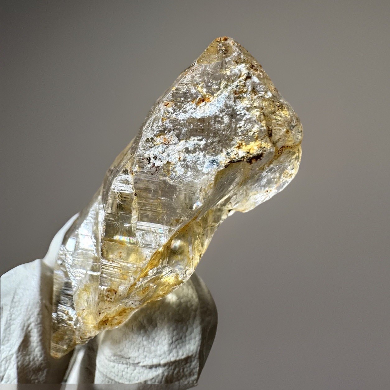 “Golden Vein” Ganesh Himalayan Quartz Akashic Natural Golden Iron healed Crystal