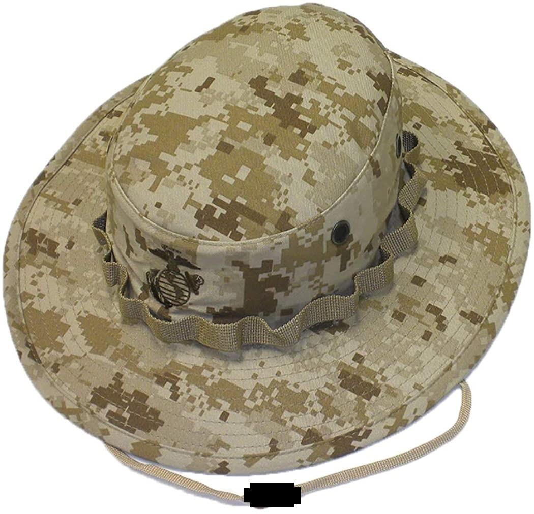 X-SMALL USMC Marine Corps MARPAT Desert Uniform Boonie Hat Cap Sun Field Cover S