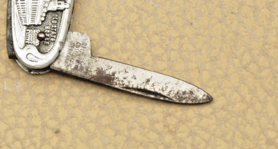 Antique Solingen Made Cigar Pattern Penknife Sculpted Metal – BOSTON MA SOUVENIR