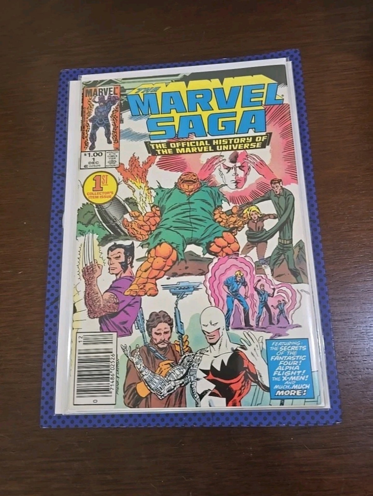 Marvel Comics THE MARVEL SAGA OFFICIAL HISTORY #1 ORIGINS 1985 Key / VG+ — NM+