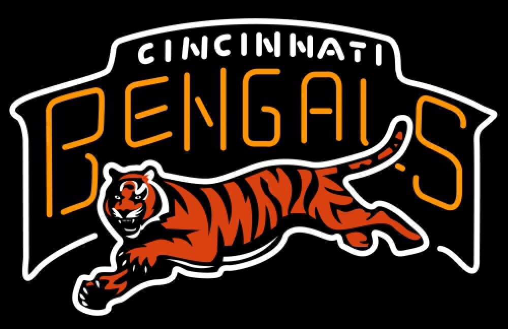 Cincinnati Bengals Go Bengals Beer 24″x20″ Neon Light Sign Lamp Wall Decor Club