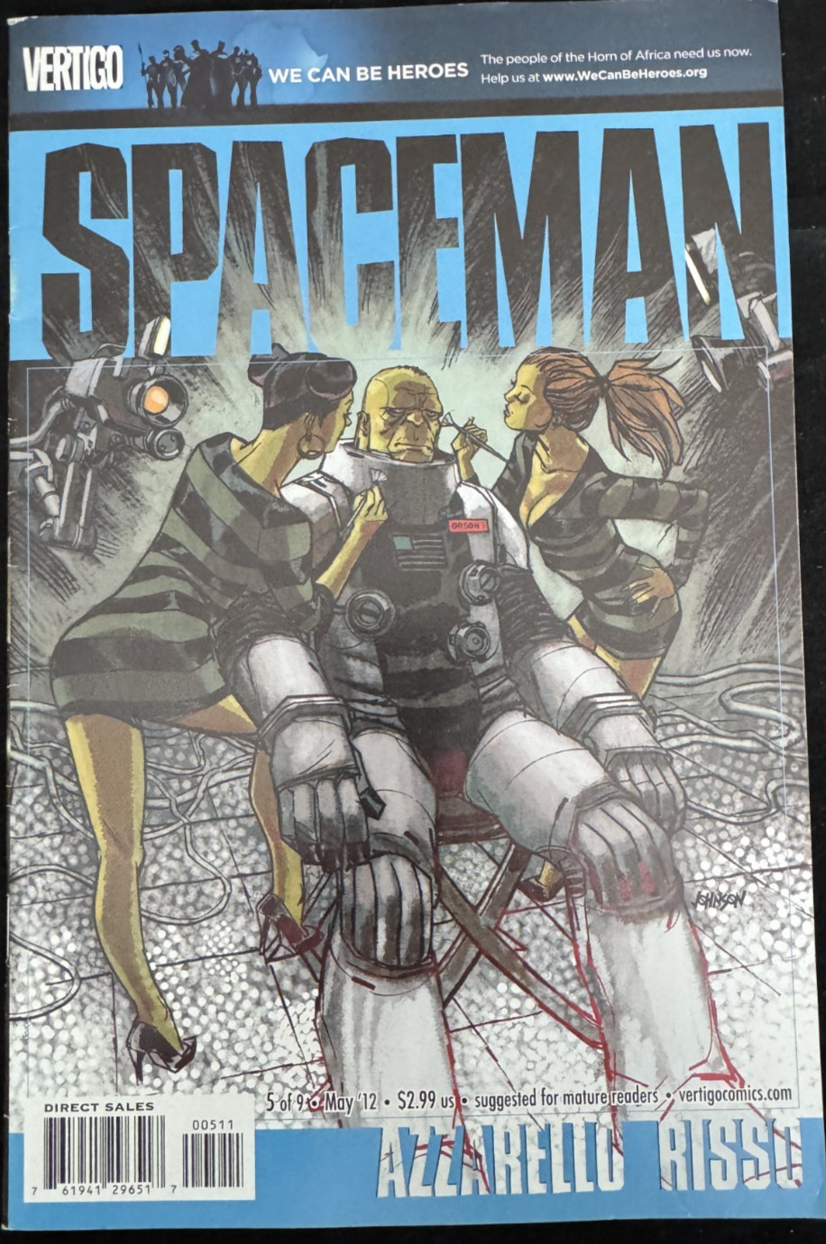 Spaceman – Issue 5 of 9 (May 2013, Vertigo Comics)