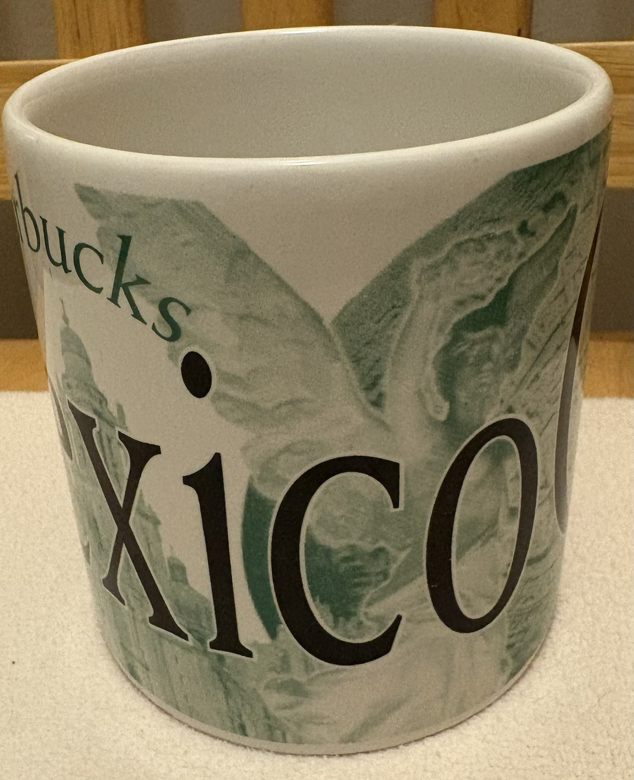 Starbucks Mexico City Mug Java Series City Coffee Cup 2007 20 oz 591 ml Green