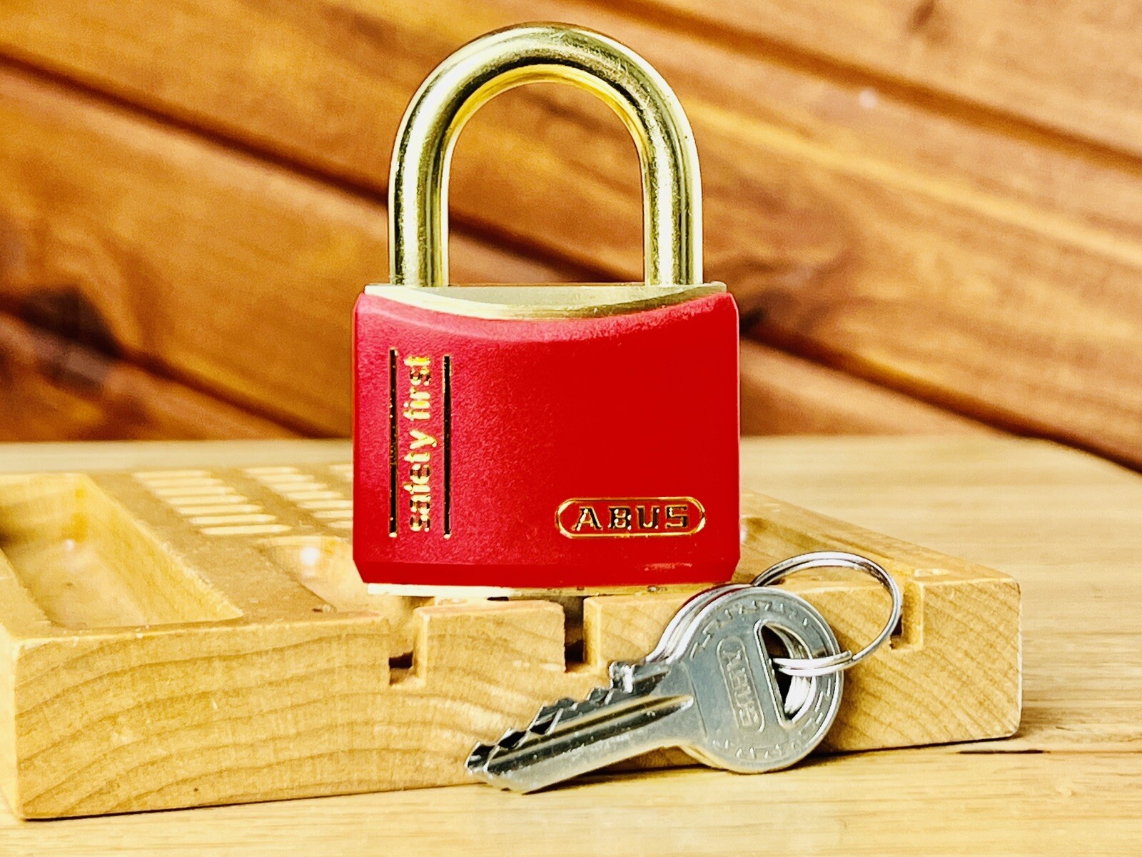 (German) Abus High Security Brass Padlock w/ 2 Keys Locksport Marine