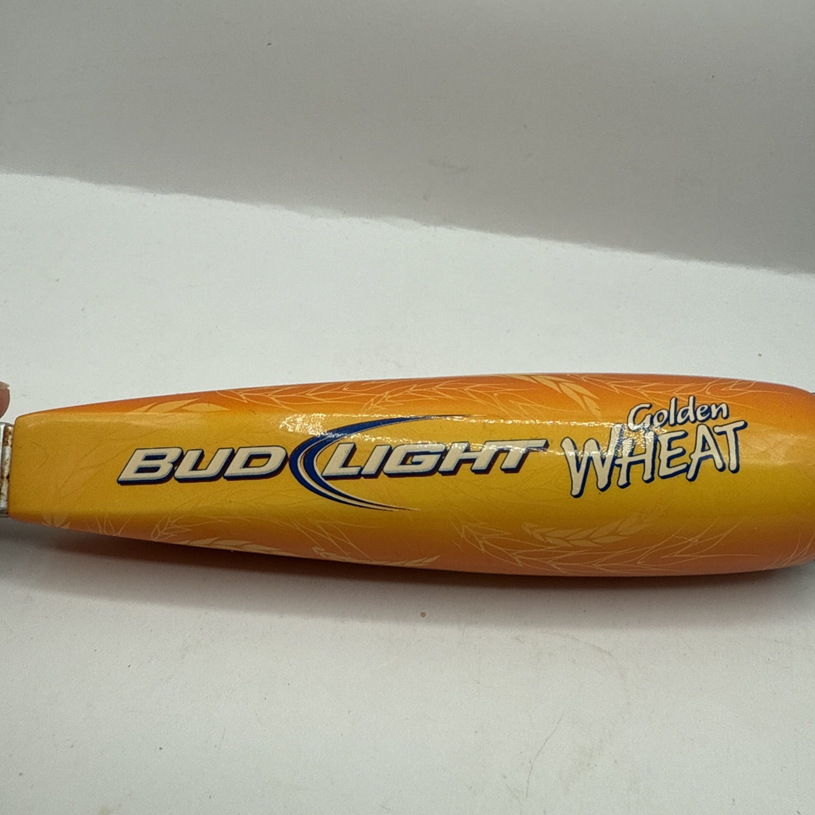 Budweiser Bud Light “Golden Wheat” Shorty 7.5″ Tap Beer Handle Pub Keg