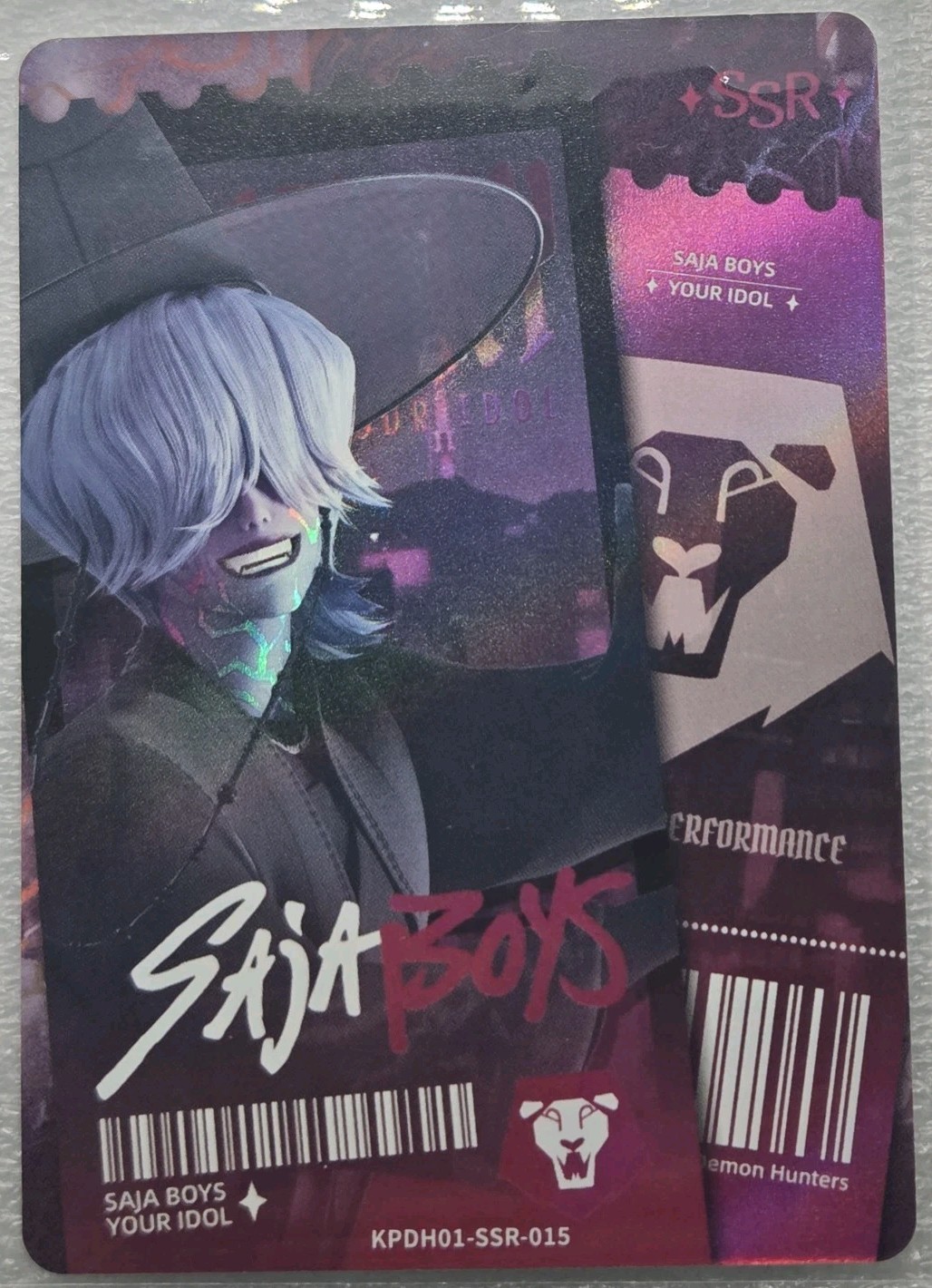 Kayou KPop Demon Hunters Mystery SSR KPDH01-SSR-015 Saja Boys NM Pack Fresh!