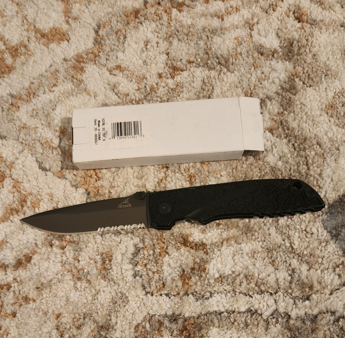 Rare Gerber Icon Large Tactical Folding Pocket Knife Bill Harsey Collaboration