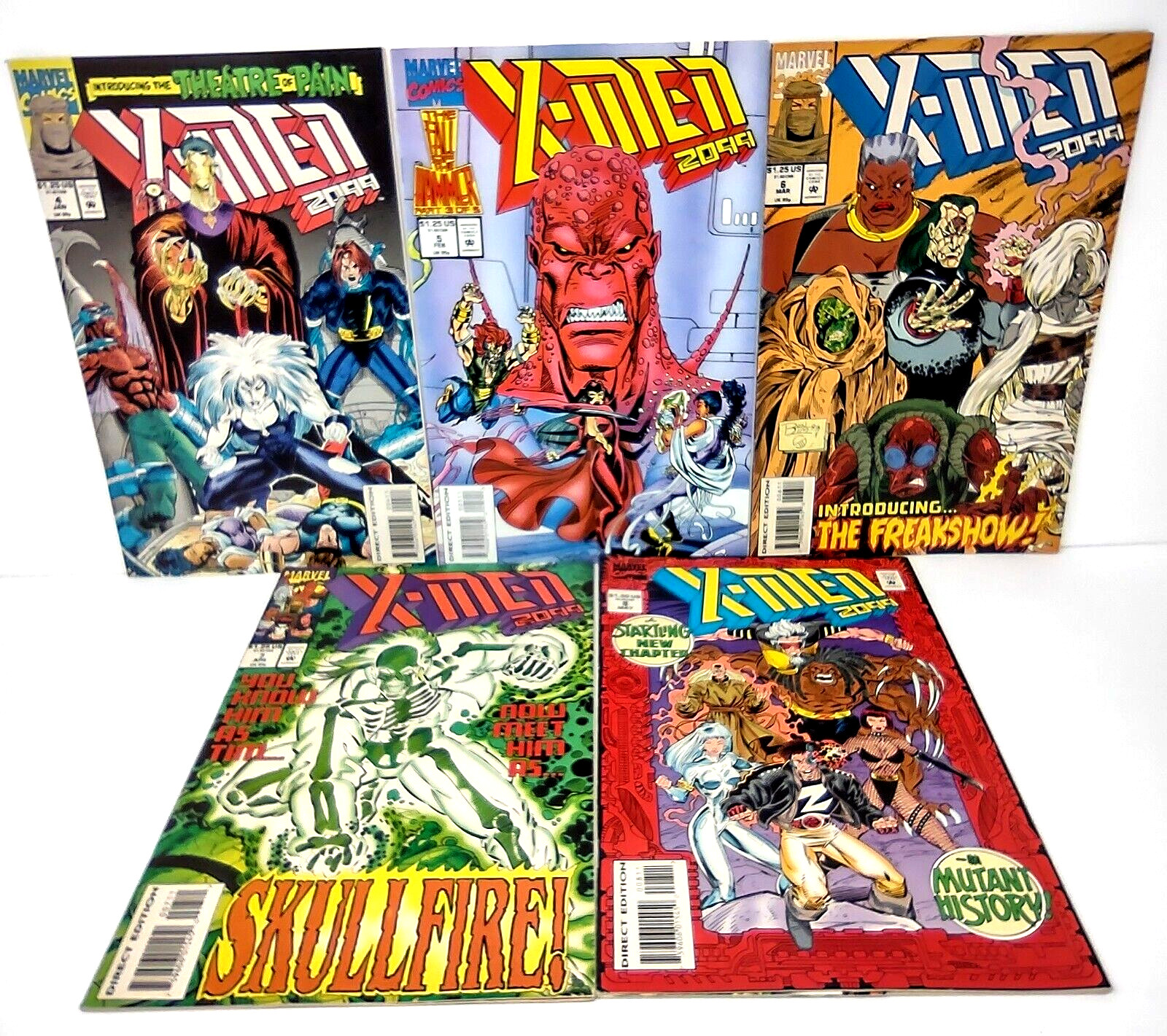 X-Men 2099 Volume 1 Issues 4 5 6 7 8 Marvel Comics 1994