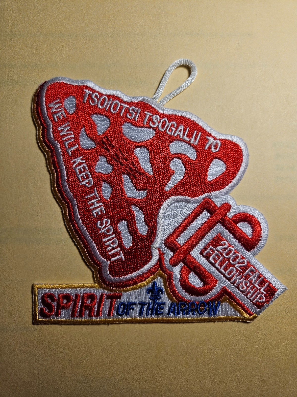 2002 FALL FELLOWSHIP EA2002-2 Tsoiotsi Tsogalii Lodge 70 Pocket Patch