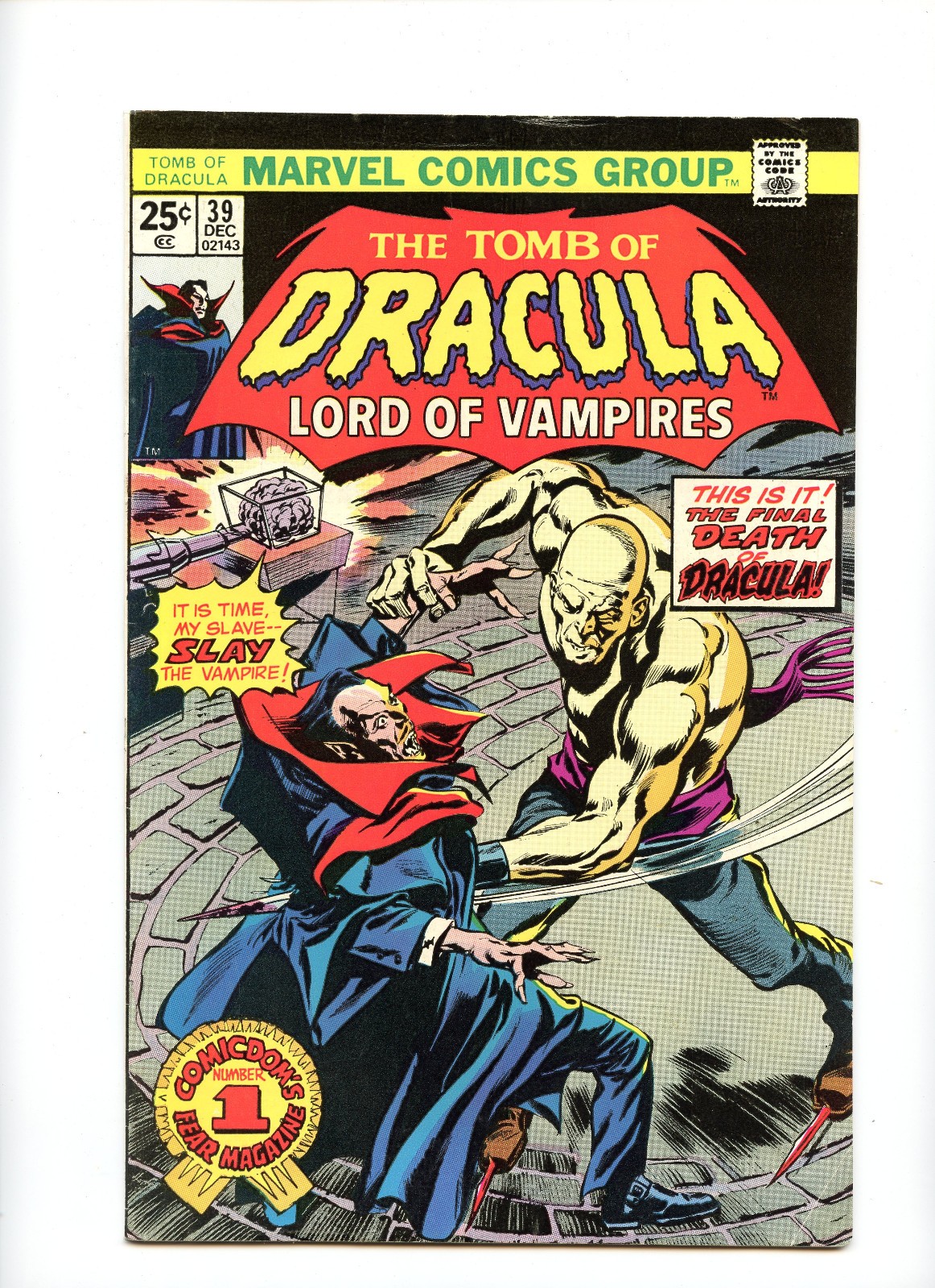 The Tomb of Dracula #39 comic book – Marv Wolfman / Gene Colan