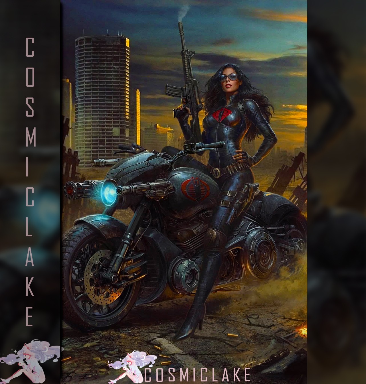 Gi Joe A Real American Hero #117 SDCC Markovic Baroness Variant Presale 8/7☆