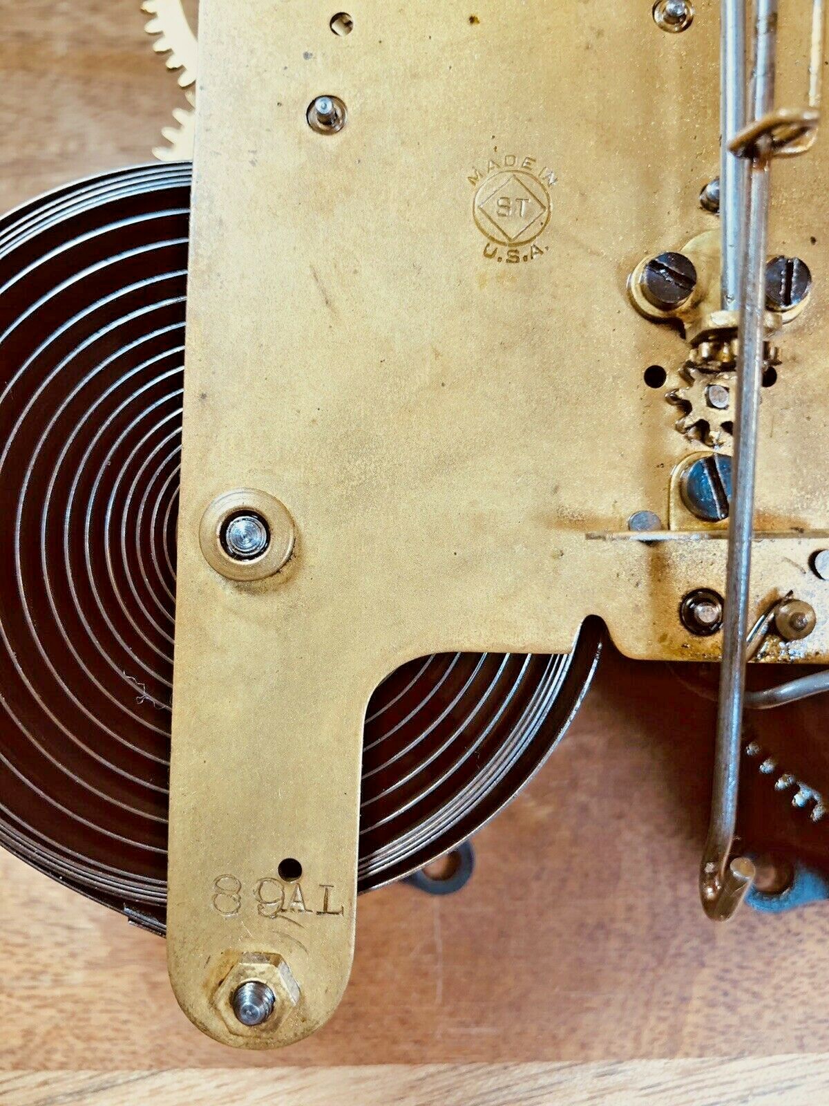 Seth Thomas (Type 89AL) Clock Pendulum Rod and Spring (K6156)
