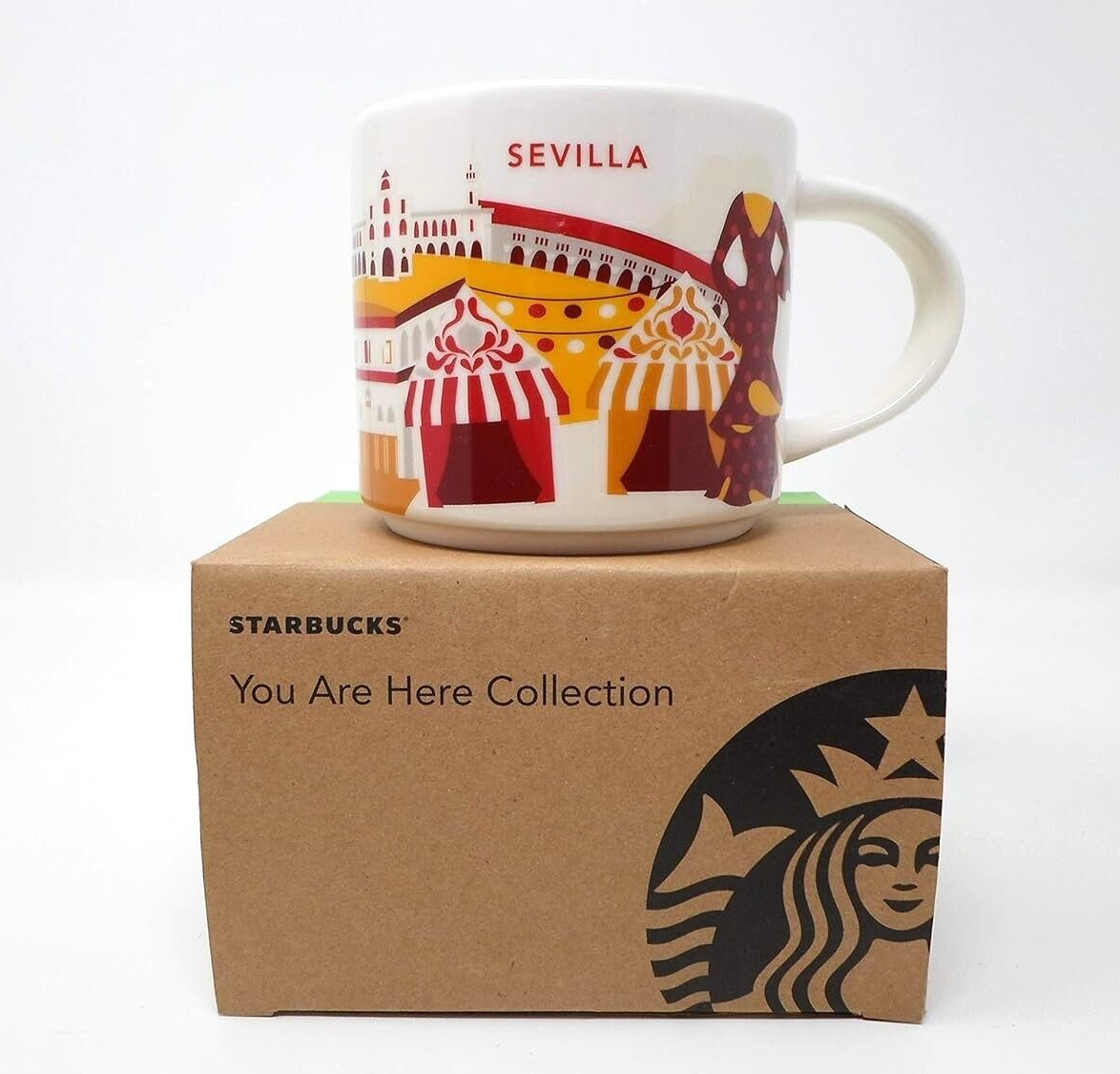 Starbucks You Are Here ‘Yay City Mug” – 414ml / 14oz – Seville / Sevilla (SPAIN)