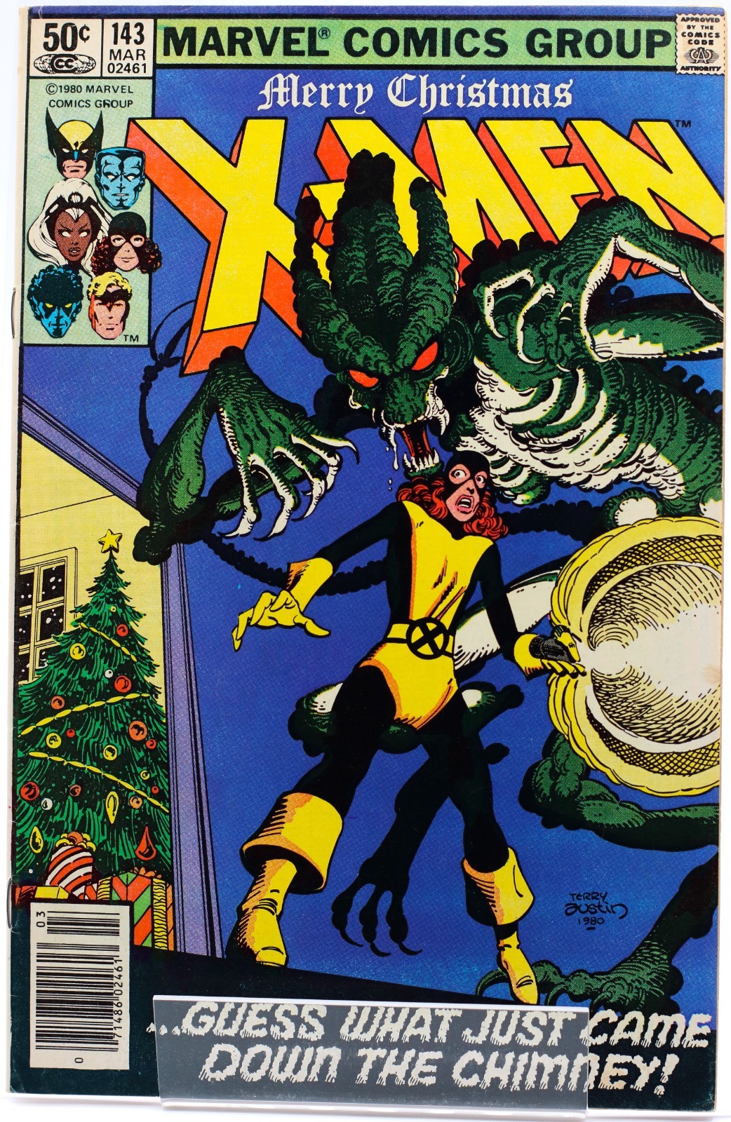 X-MEN #143 • [7.0] • 1981 • Terry Austin • MARVEL BRONZE • Final Claremont/Byrne