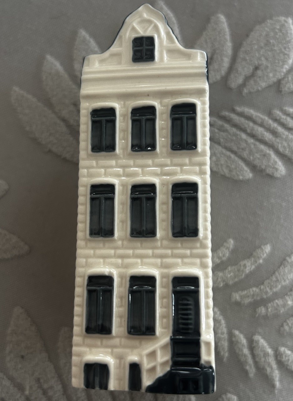 KLM Delft Blue Miniature Canal House • #58 • BOLS Made in Holland EMPTY SEALED
