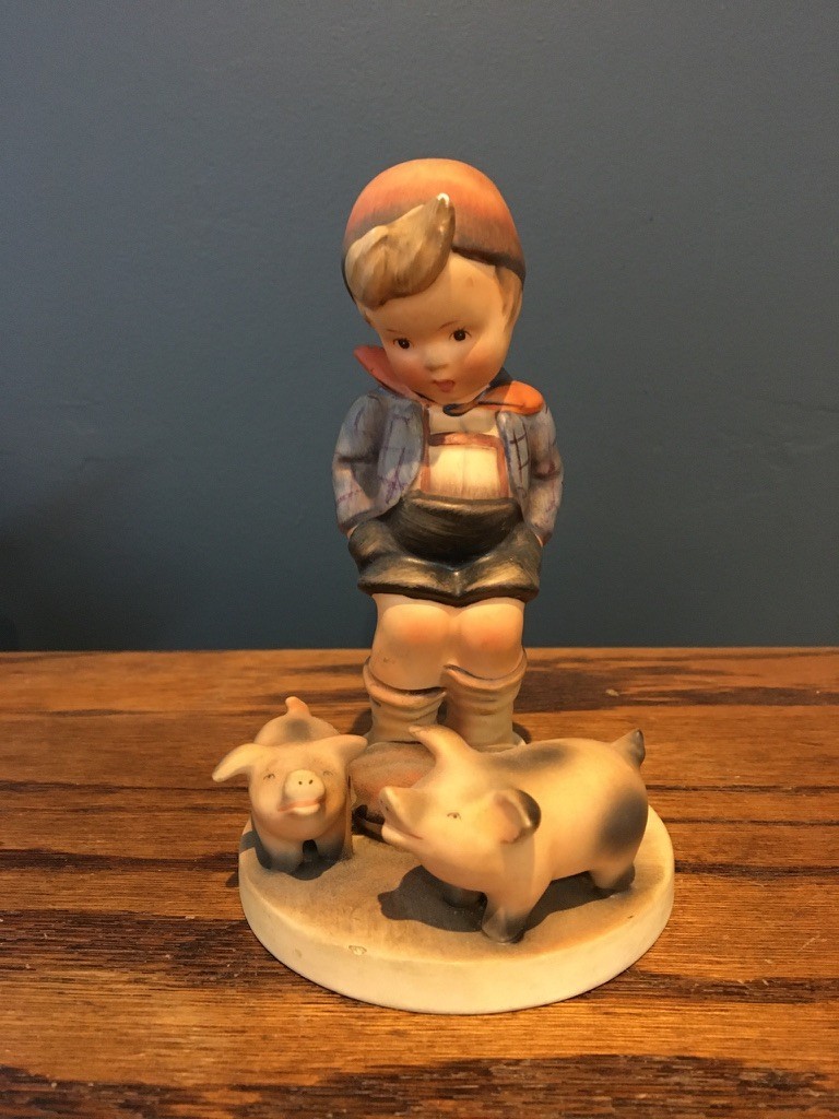 Goebel Hummel – Farm Boy #66 – TMK 3 – 1960-1972 – 5.5″ H x 3.5″ W