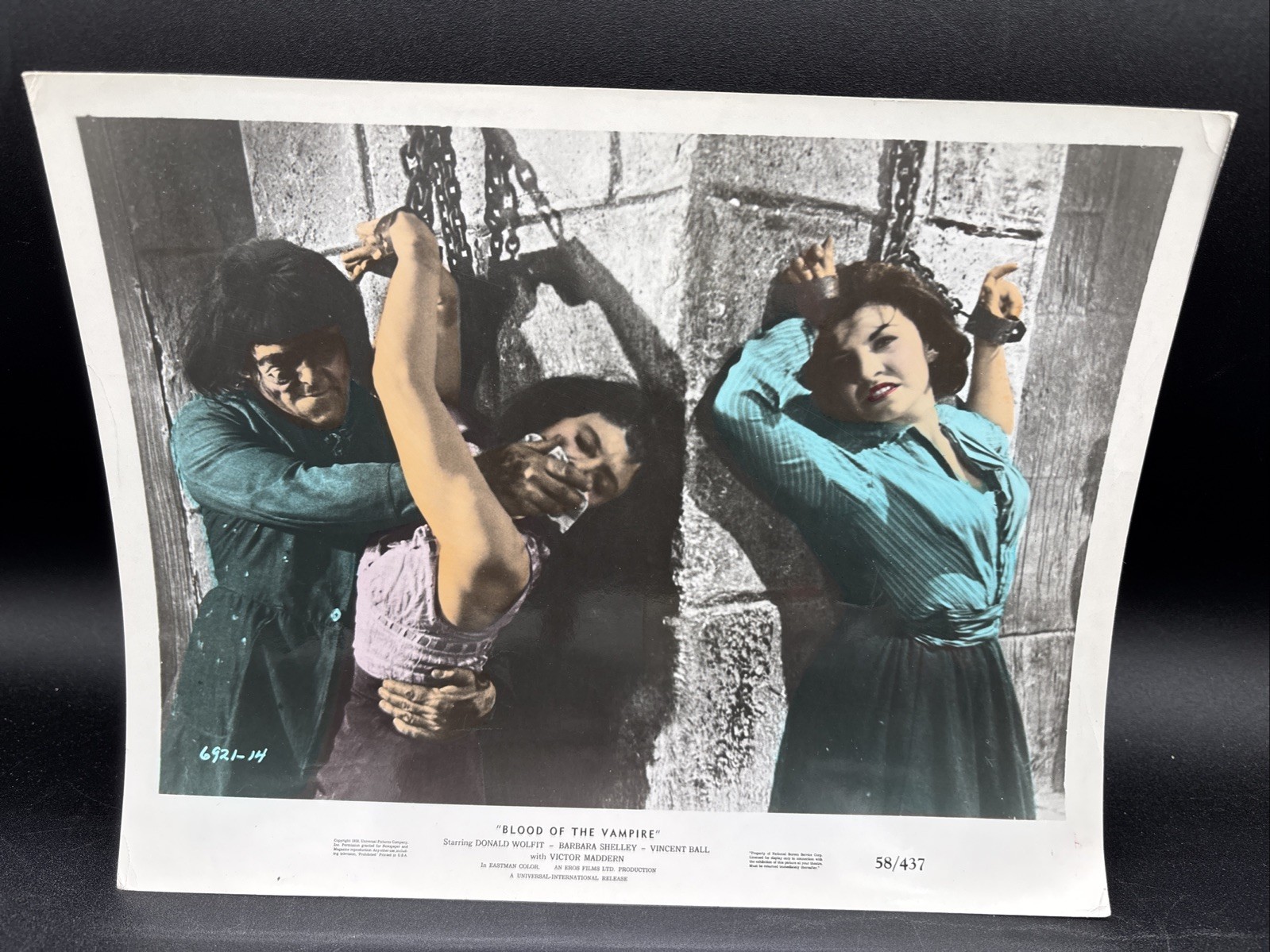 1958 Blood Of The Vampire English Horror Promo Photo 8×10
