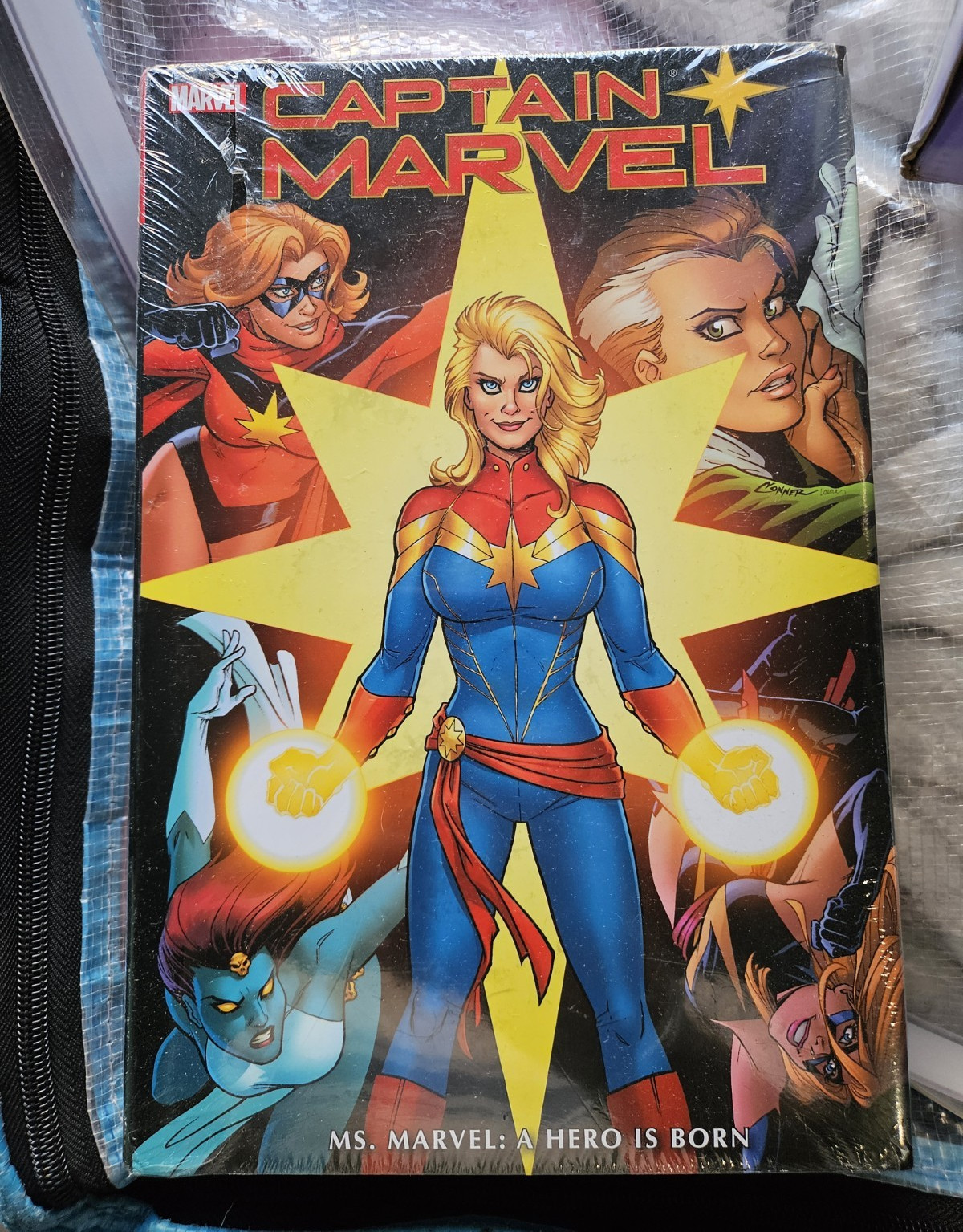 Marvel Captain Marvel Hardcover: Ms. Marvel A Hero Is Born w/ Dust Jacket