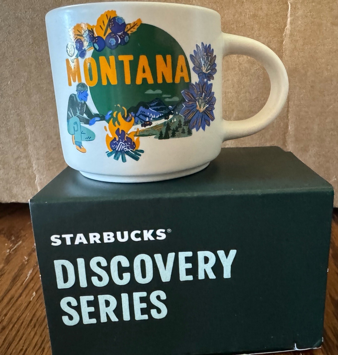 MONTANA Starbucks “Discovery Series” Collection 2oz Mug Ornament – NEW for 2024