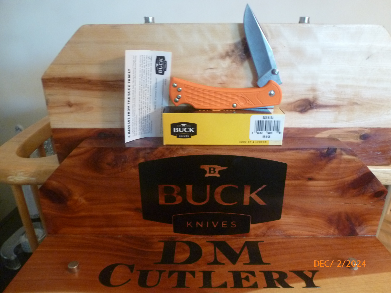 Buck 112ORS-B Slim Ranger Folding Lockback Knife No. 12024 – New in Box