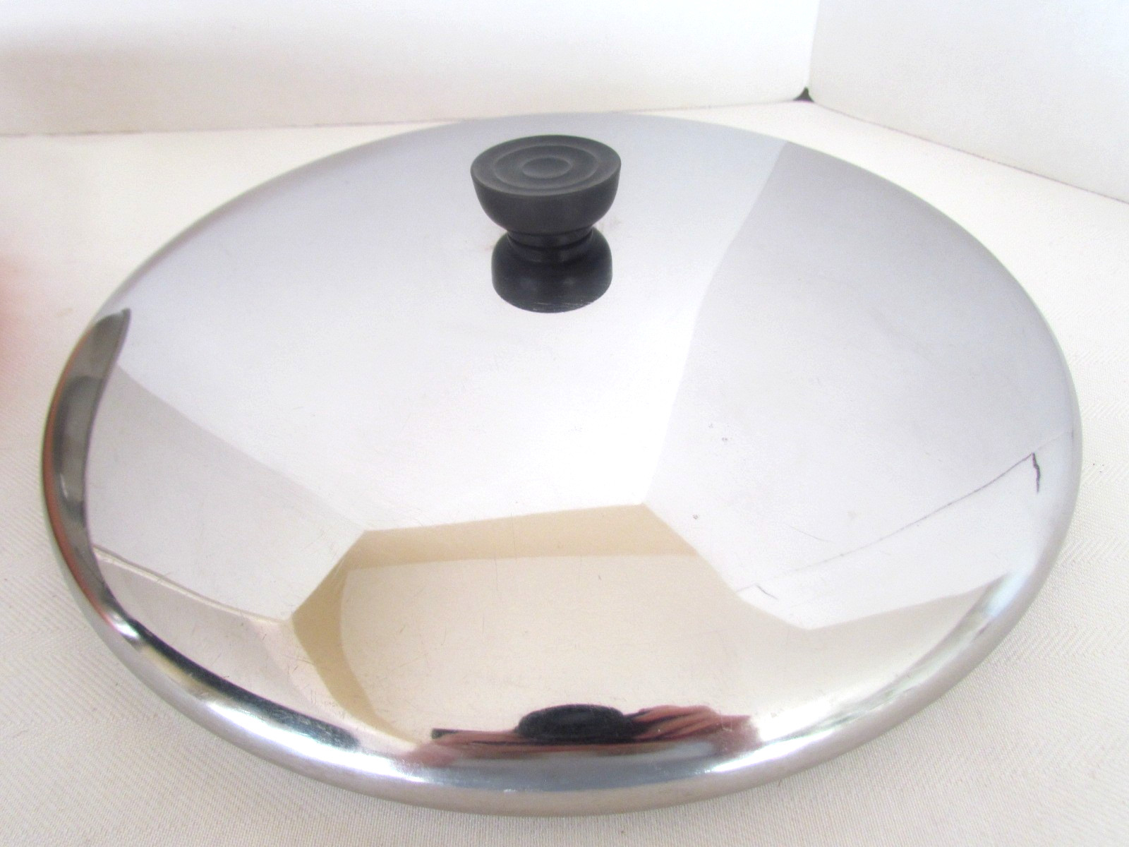 VINTAGE REVERE WARE 12″ PRE 1968 SKILLET / FRYER WITH LID DOUBLE CIRCLE CLEAN!!