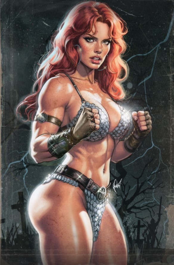 Red Sonja She-Devil With A Sword #1 Cedric Poulat Cover (C) Dynamite LTD PRESALE
